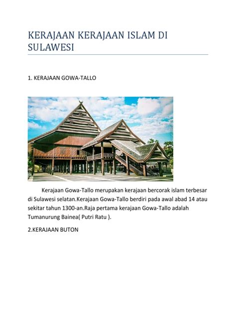 Kerajaan Islam di Sulawesi