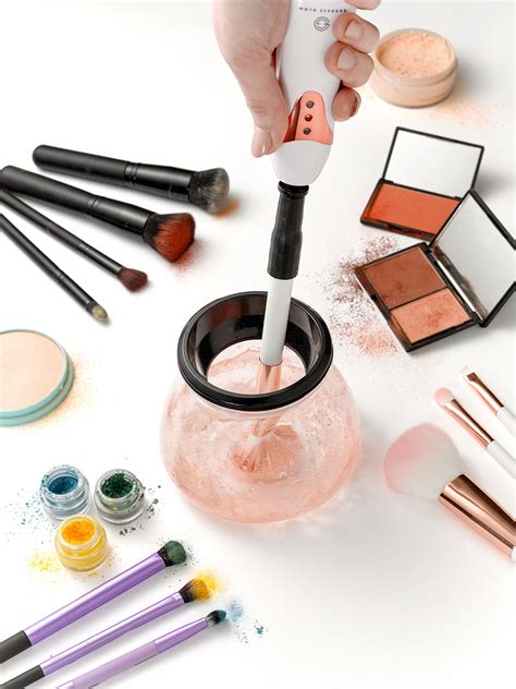 Girl applying foundation