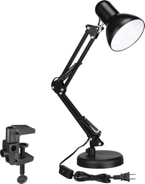 Metal Base Table Lamp Adjustable Arm