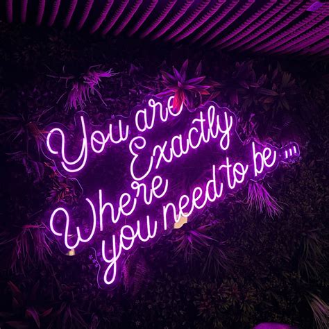Neon quote