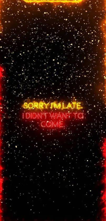 Neon quote: Witty