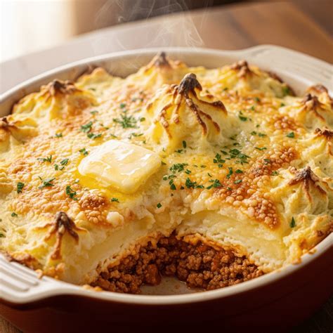 Parmentier de canard gratiné