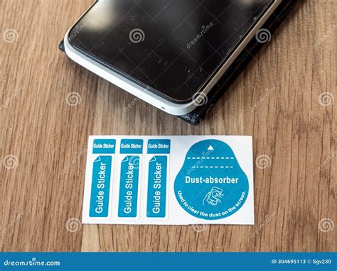 phone guide sticker front