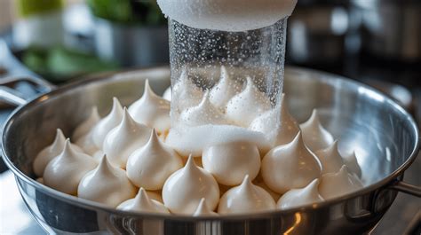 Préparation de la meringue