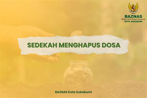 sedekah hapus dosa