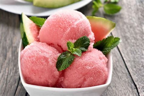 Sorbet à la pastèque