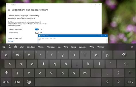 SwiftKey Integration Windows 10