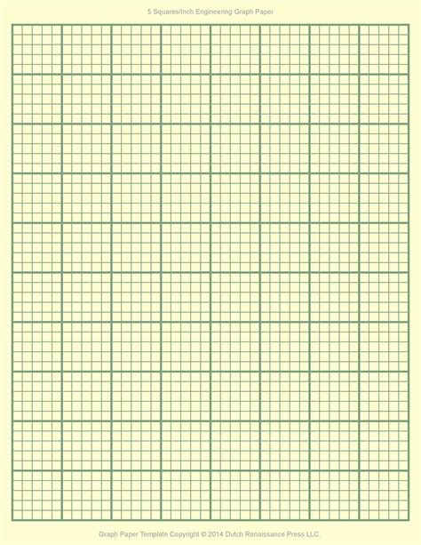 .5 Inch Graph Paper Printable