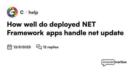 .NET Framework apps affected by another Windows update