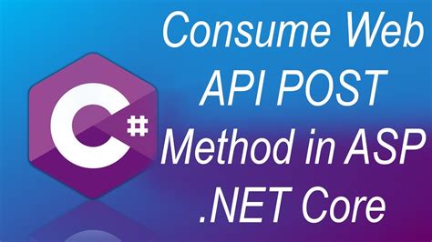 .net core web api post method example
