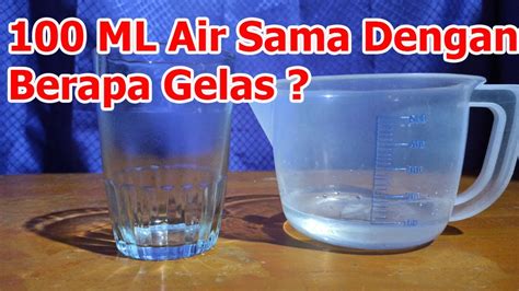 0.5 Liter Berapa Gelas