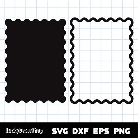 Download 002 Edge Frame Wavy DXF Files
