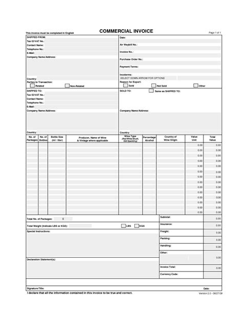 009 Invoice Template Pdf Fillable Ideas Wondrous Commercial In Fillable