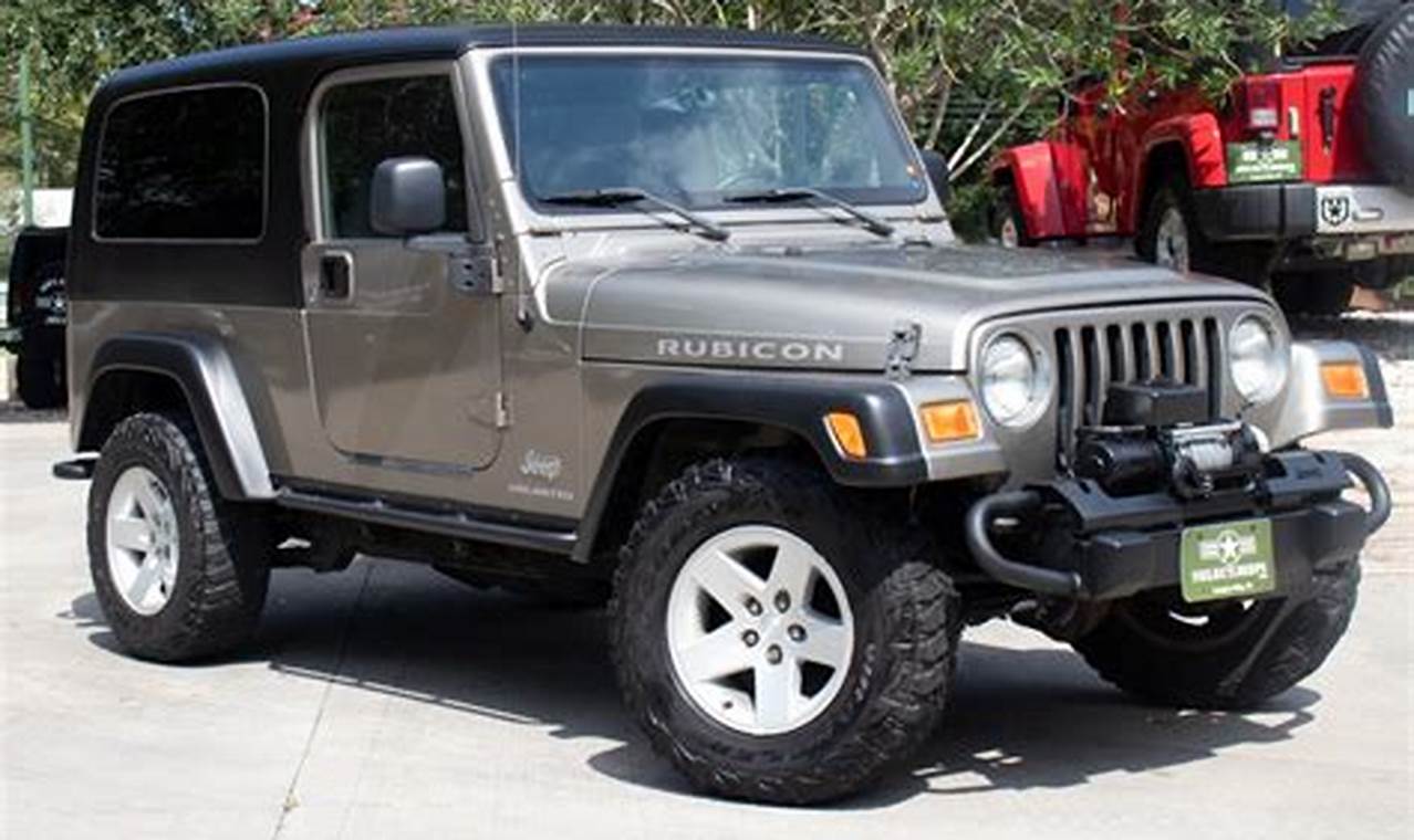 05 jeep wrangler unlimited for sale