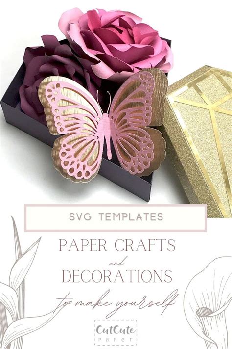 Download 06 DIY Paper Butterfly Templates Commercial Use For Crafts