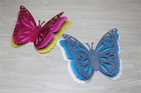 Download 06 DIY Paper Butterfly Templates for Cricut Machine