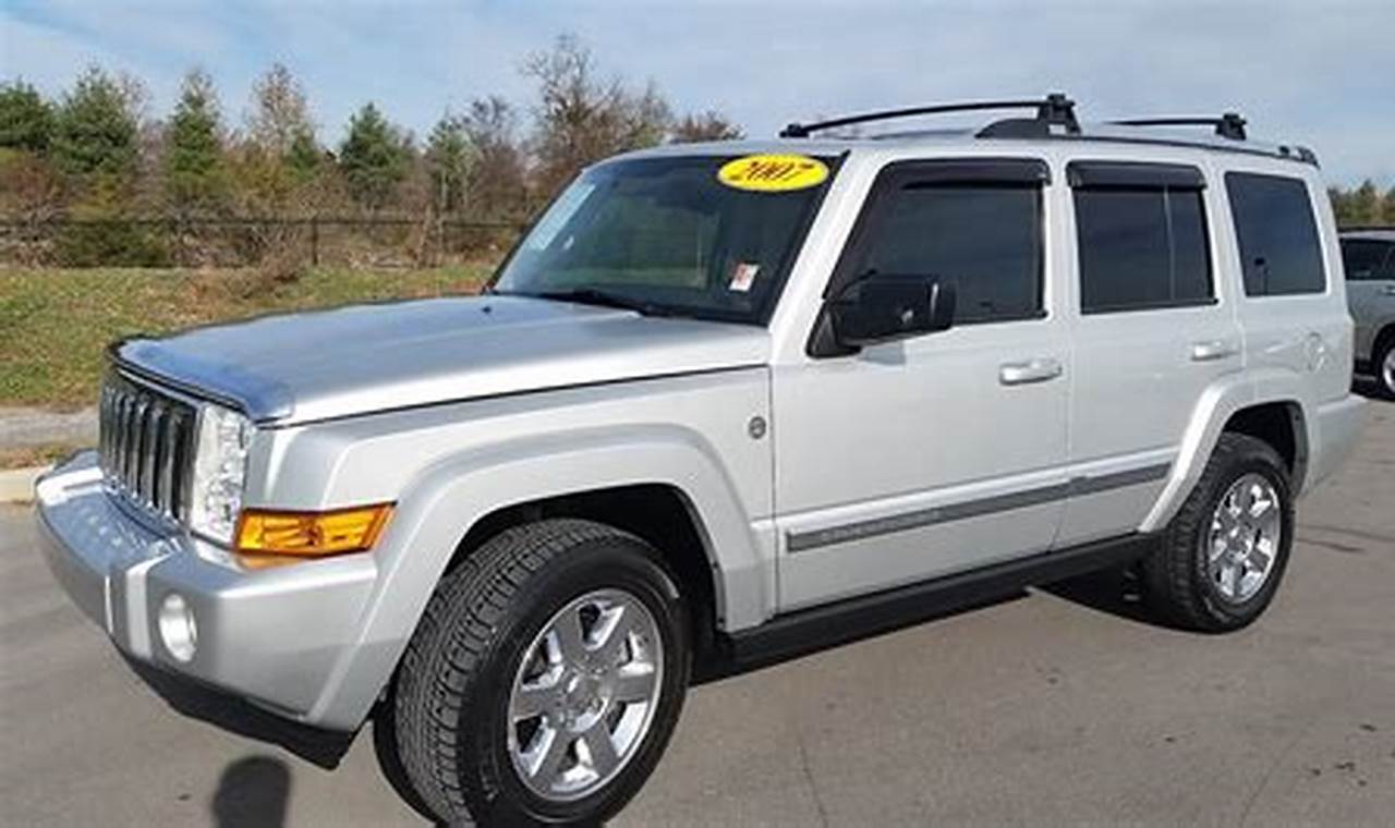 07 jeep commander for sale