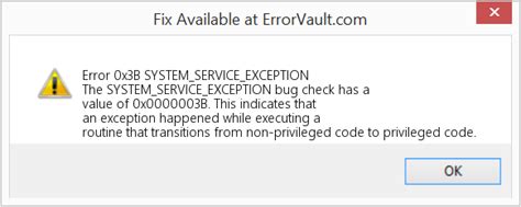 0x3B error gets fixed with recent Windows Update