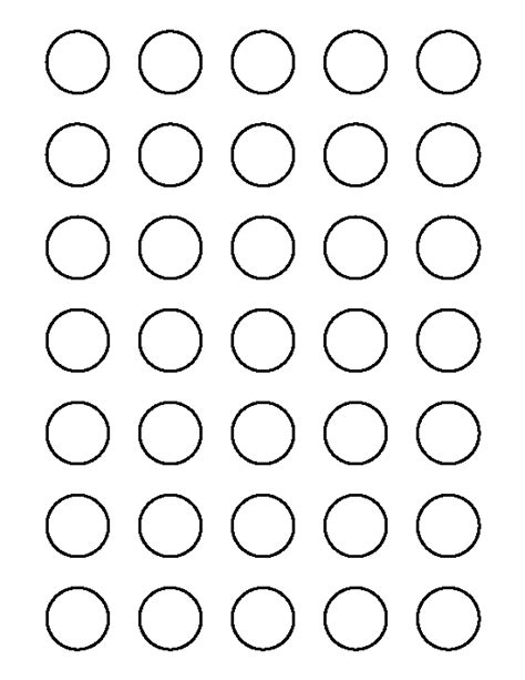 1 In Circle Template