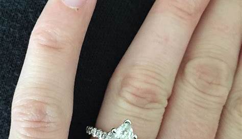 1 Carat Marquise Diamond Ring On Finger 54 Charming Ct Xo4599