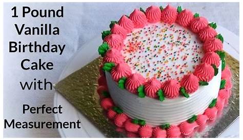 1 Pound Cake Design For Birthday Wife Opulence Bakery