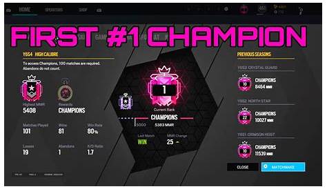 BEST CHAMPION SETTINGS - Rainbow Six Siege Console Champion - YouTube