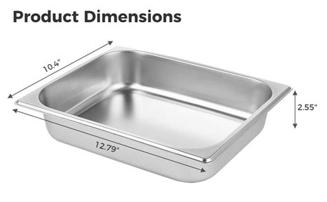 1/2 Size Steam Table Pan
