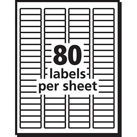 1/2 x 1 3/4 labels template