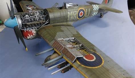 Hawker Typhoon Bubbletop 1/24 Ww2 Aircraft, Model Aircraft, Aircraft