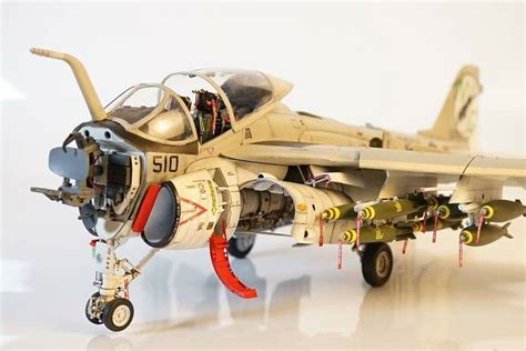 1/32 trumpeter a-6e intruder model kit review