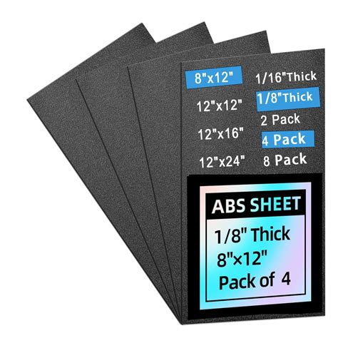 1/8 Abs Plastic Sheet