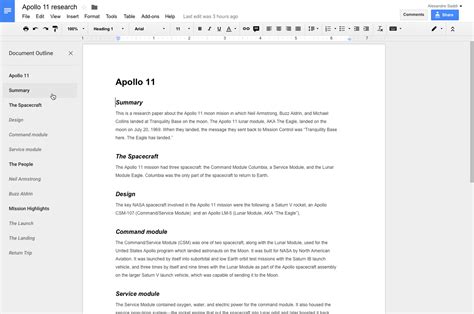 1 . Google Docs