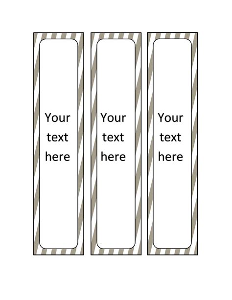 Printable Binder Spine Template Word Free Printable Templates