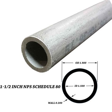 1 1/2 inch metal pipe