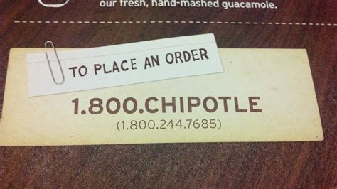 1 800 chipotle number