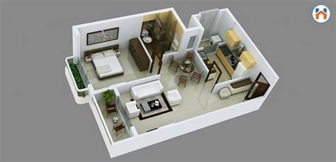 1 Bhk Flat Design Images