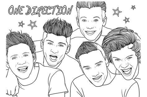 1 Direction Coloring Pages