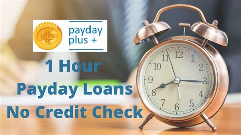 1 Hour Cash Advance No Credit Check