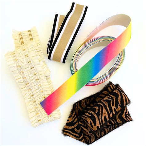 Add a Touch of Glamour to Your Projects with our 1 Inch Decorative Elastic!