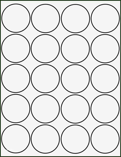 1 Inch Round Sticker Template