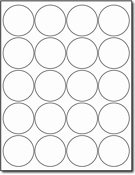 1 Round Printable Labels