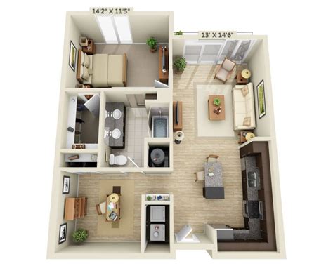 1 Bedroom And Den Apartment In Dallas Tx Apartment Post