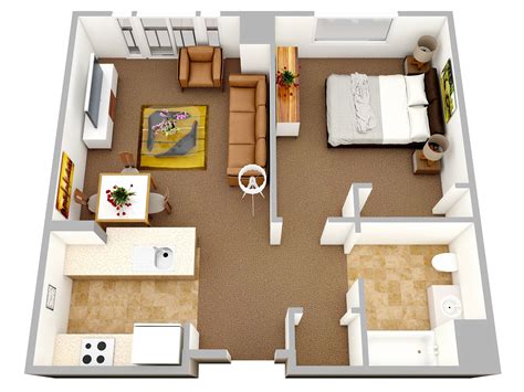 Small 1 Bedroom Apartment Interior Design HOMYRACKS