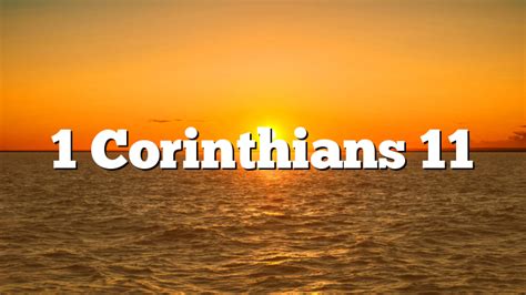 1 corinthians 11:14 greek