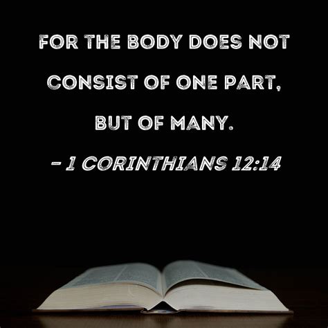 1 corinthians 12:12-14 kjv