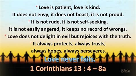 1 corinthians 13:4-8 nasb