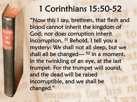 1 corinthians 15 50-58 kjv