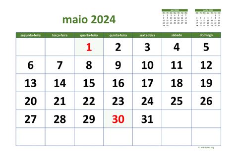 1 de maio 2024