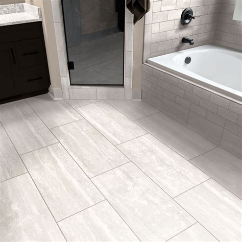 1 inch bathroom floor tile