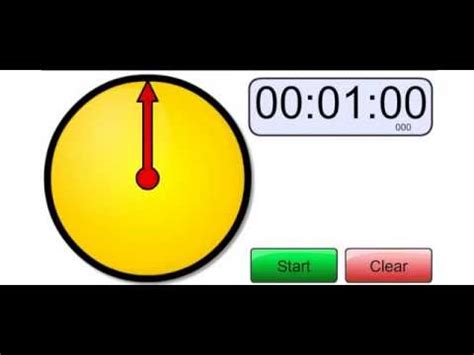 1 minute timer google stopwatch